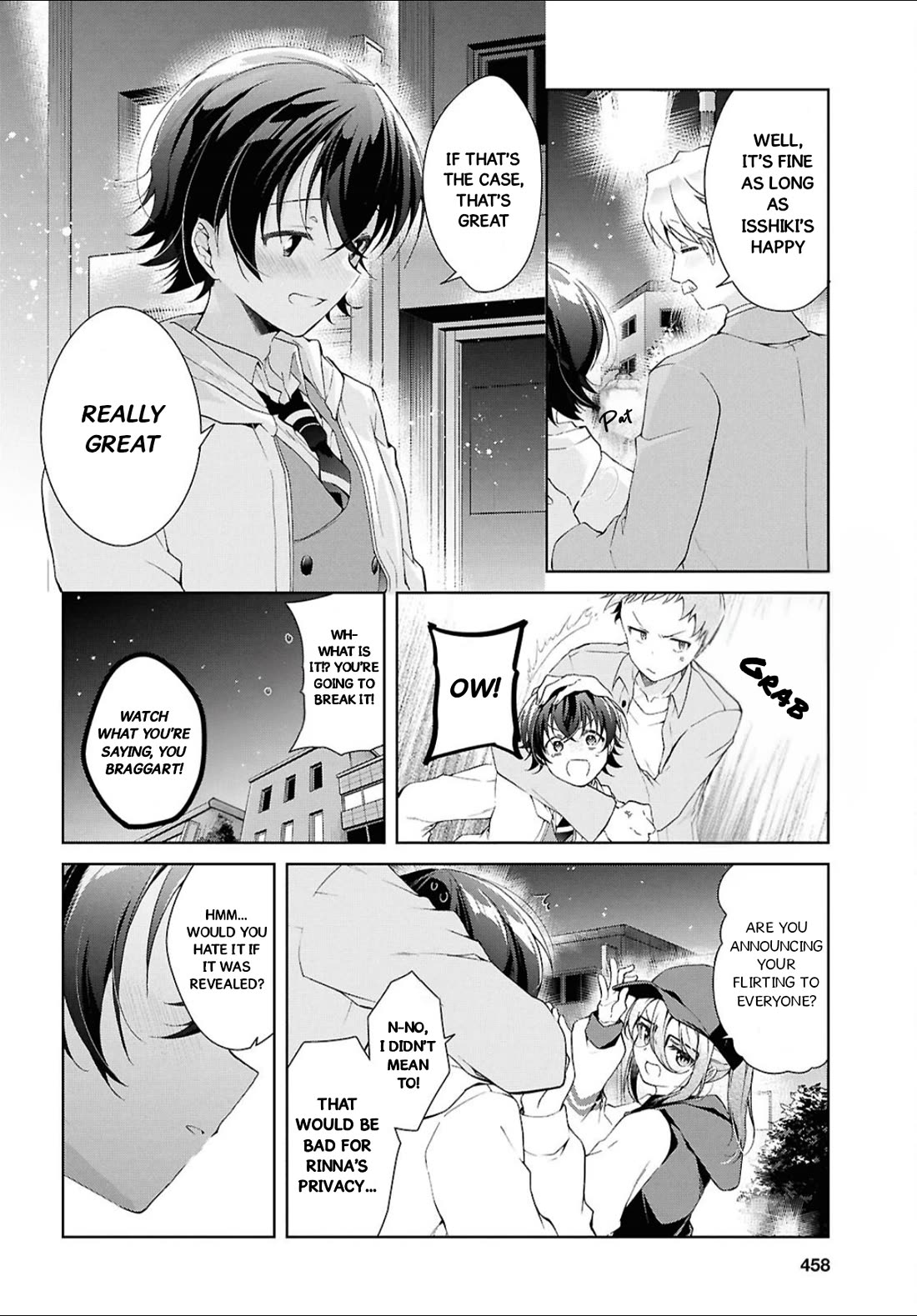 Isshiki-san Wants to Know About Love. Chapter 44 page 23 - Chapter 44: Rokutanda Meishi Is Surprised