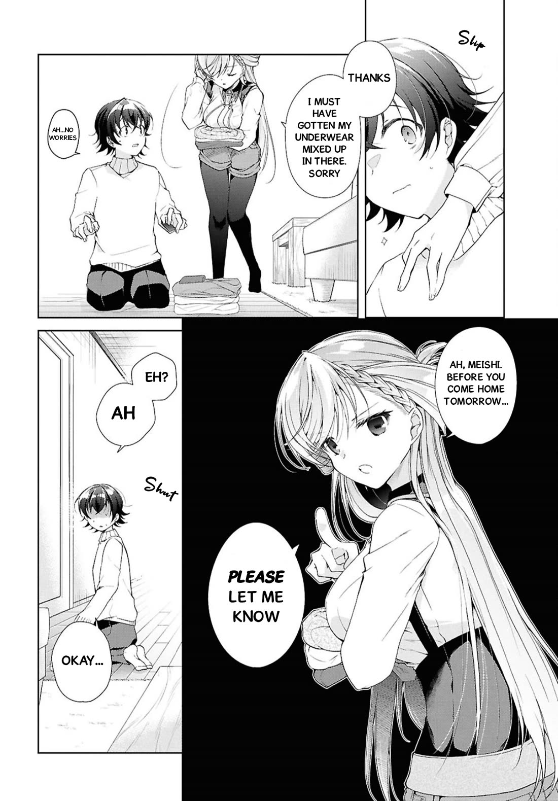 Isshiki-san Wants to Know About Love. Chapter 44 page 7 - Chapter 44: Rokutanda Meishi Is Surprised