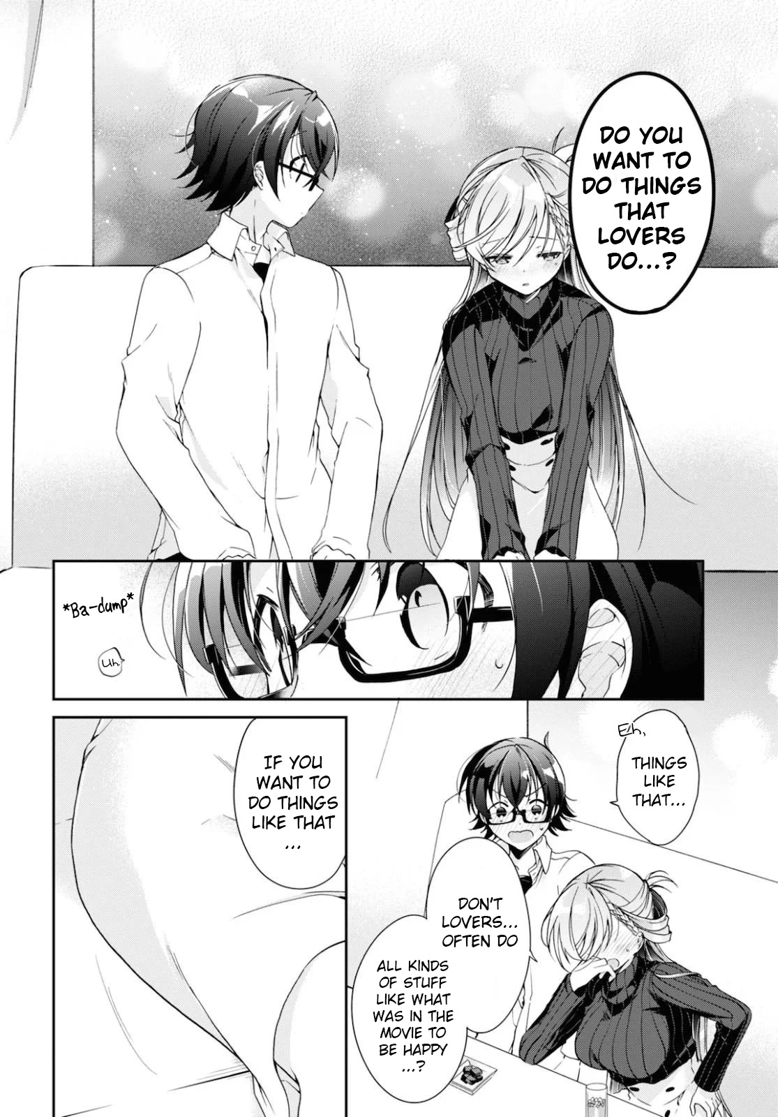 Isshiki-san Wants to Know About Love. Chapter 5 page 18 - Chapter 5: Meishi Rokutanda Can't Focus on the Investigation