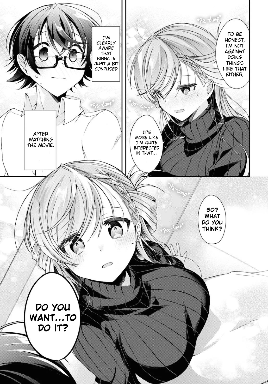 Isshiki-san Wants to Know About Love. Chapter 5 page 19 - Chapter 5: Meishi Rokutanda Can't Focus on the Investigation
