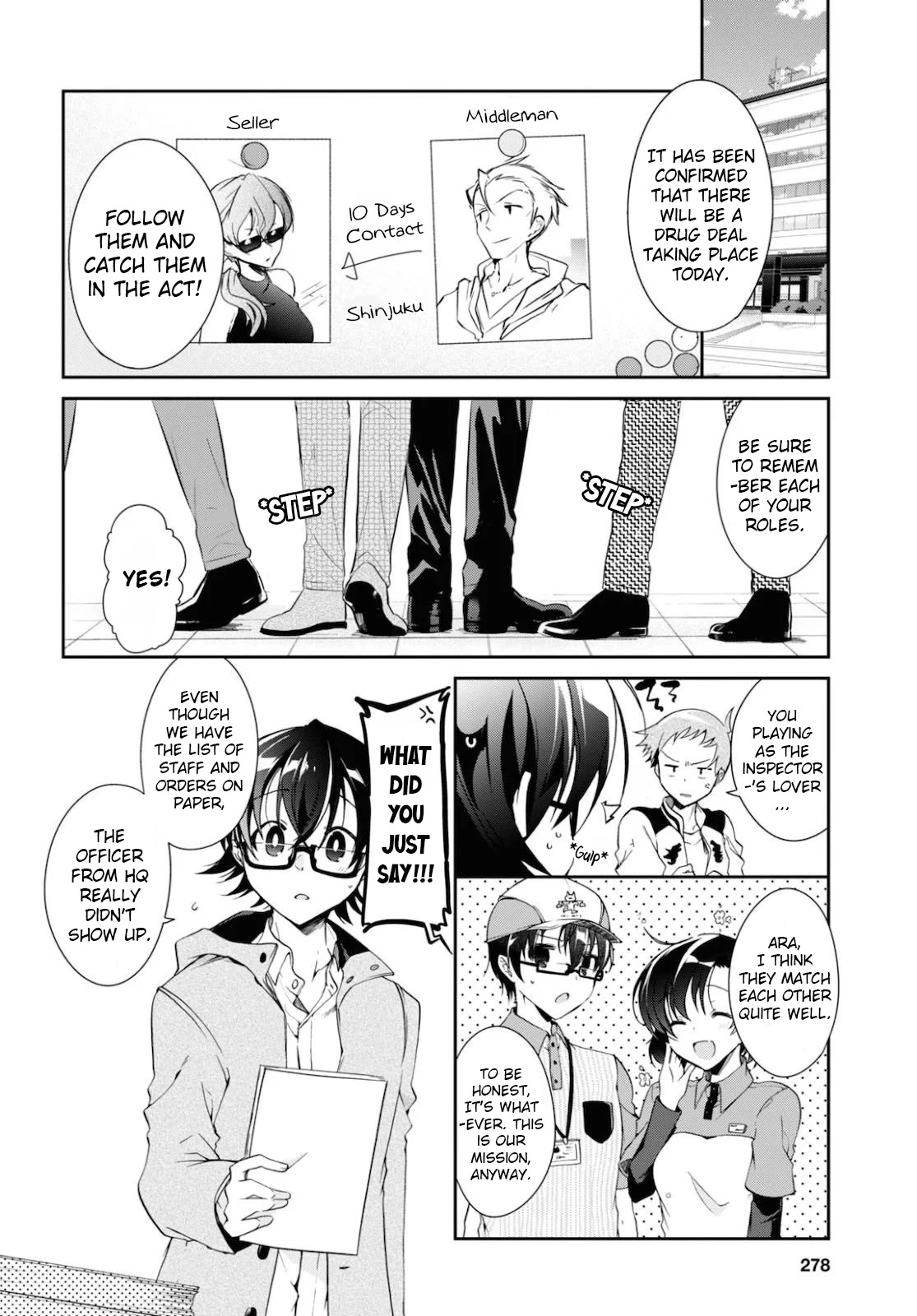Isshiki-san Wants to Know About Love. Chapter 5 page 2 - Chapter 5: Meishi Rokutanda Can't Focus on the Investigation