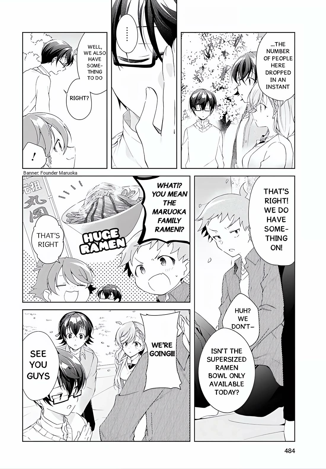 Isshiki-san Wants to Know About Love. Chapter 52.1 page 10 - Chapter 52.1: Isshiki Rinna and Co. Enjoy The Sakura