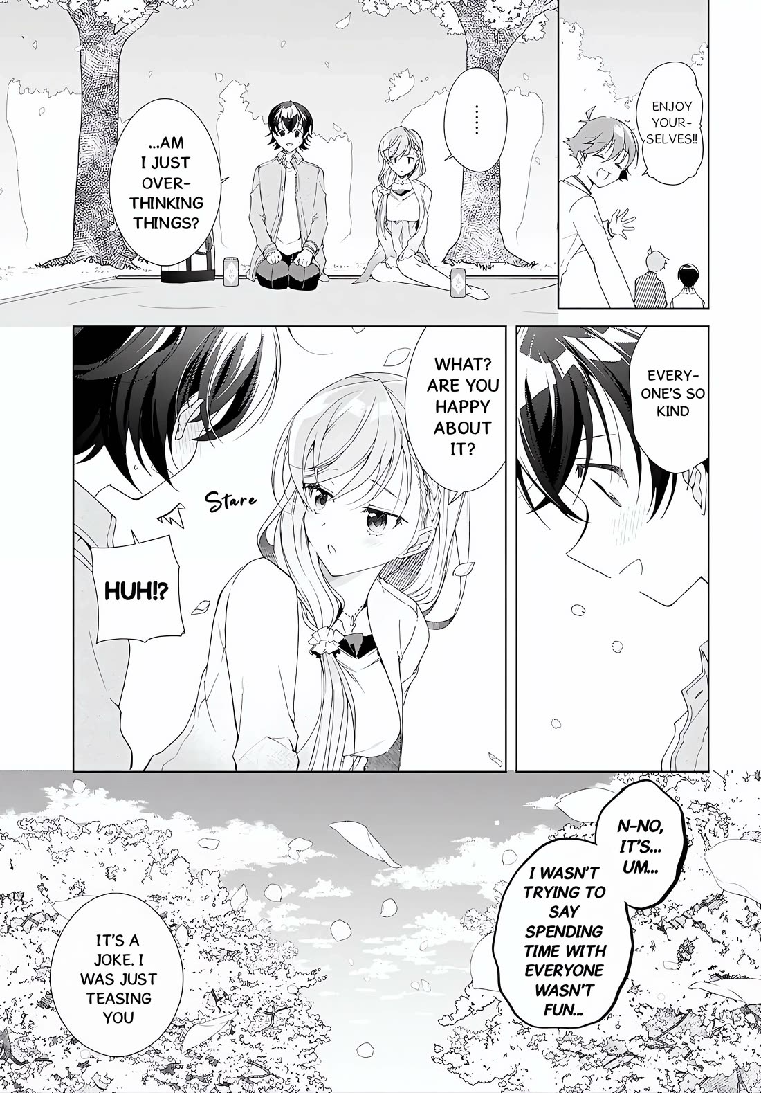 Isshiki-san Wants to Know About Love. Chapter 52.1 page 11 - Chapter 52.1: Isshiki Rinna and Co. Enjoy The Sakura