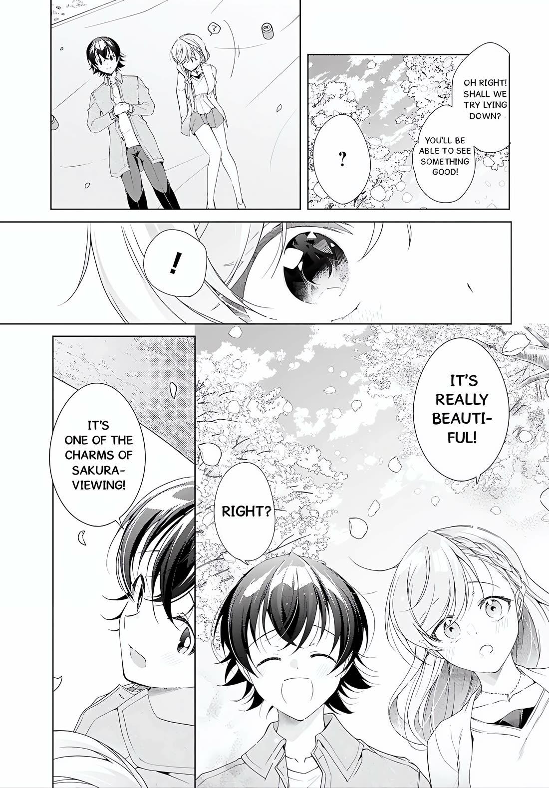 Isshiki-san Wants to Know About Love. Chapter 52.1 page 13 - Chapter 52.1: Isshiki Rinna and Co. Enjoy The Sakura