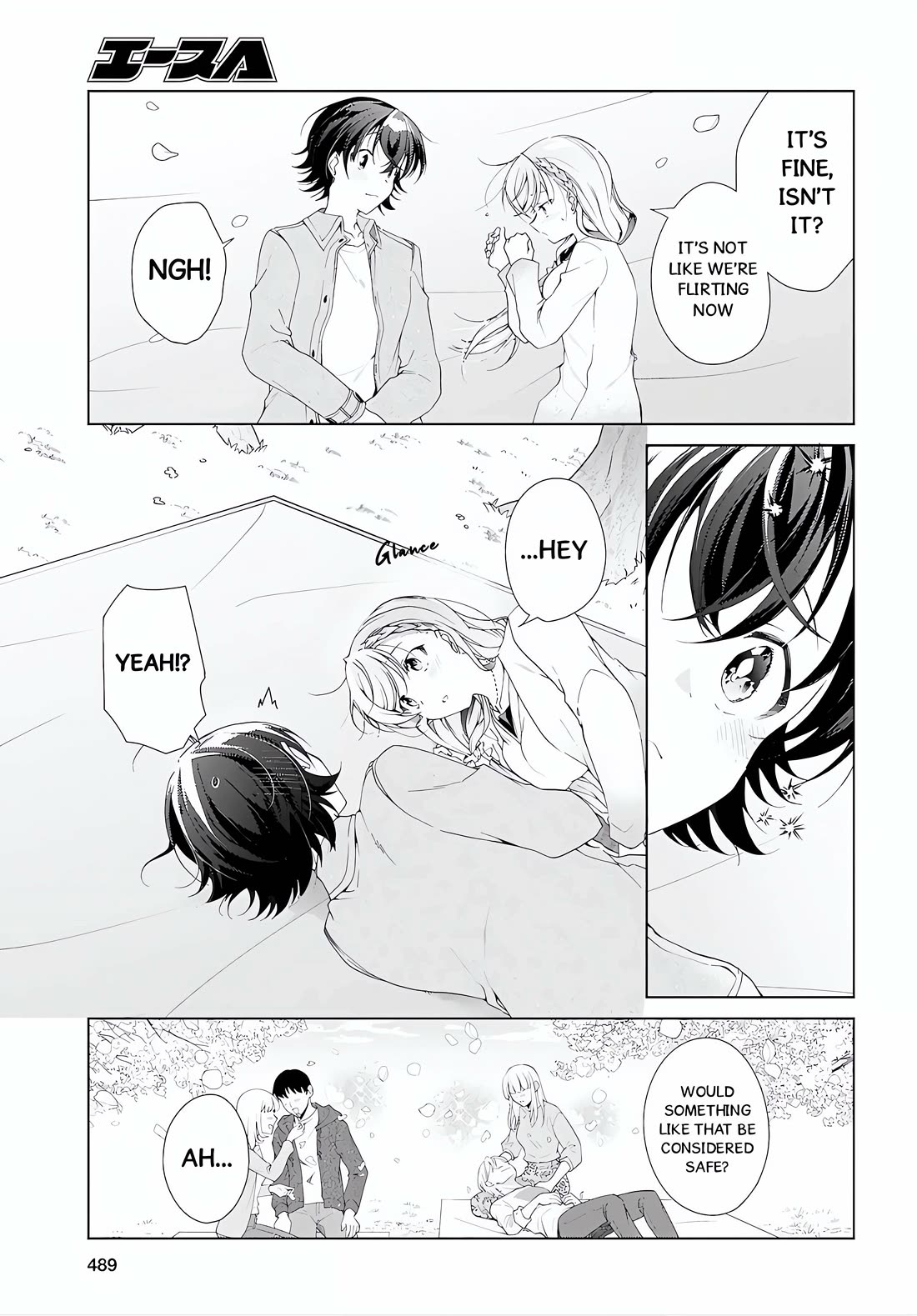 Isshiki-san Wants to Know About Love. Chapter 52.1 page 15 - Chapter 52.1: Isshiki Rinna and Co. Enjoy The Sakura