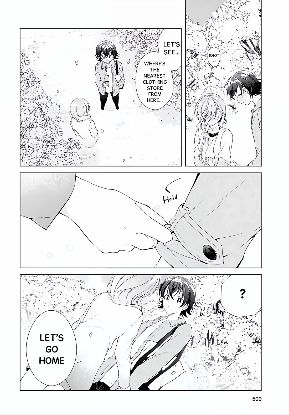 Isshiki-san Wants to Know About Love. Chapter 52.1 page 25 - Chapter 52.1: Isshiki Rinna and Co. Enjoy The Sakura