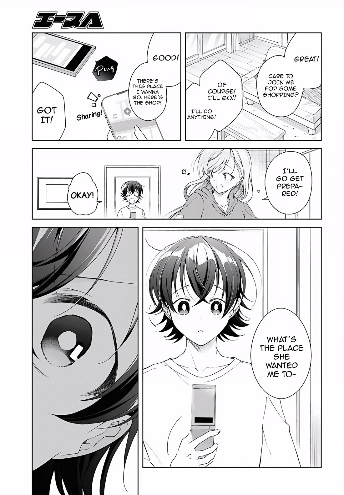 Isshiki-san Wants to Know About Love. Chapter 53 page 10 - Chapter 53: Rokutanda Meishi Chooses Underwear?