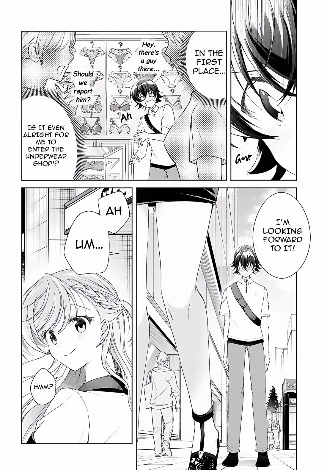 Isshiki-san Wants to Know About Love. Chapter 53 page 15 - Chapter 53: Rokutanda Meishi Chooses Underwear?