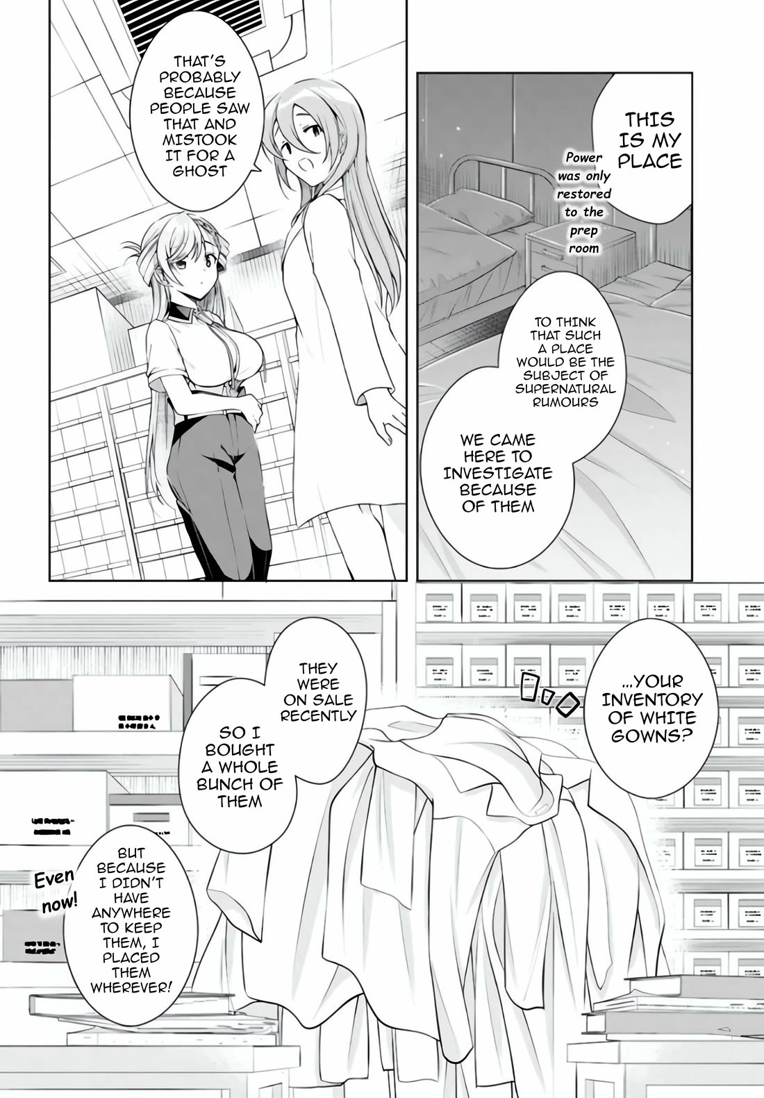 Isshiki-san Wants to Know About Love. Chapter 54 page 23 - Chapter 54: Isshiki Rinni Isn't Afraid of Ghosts