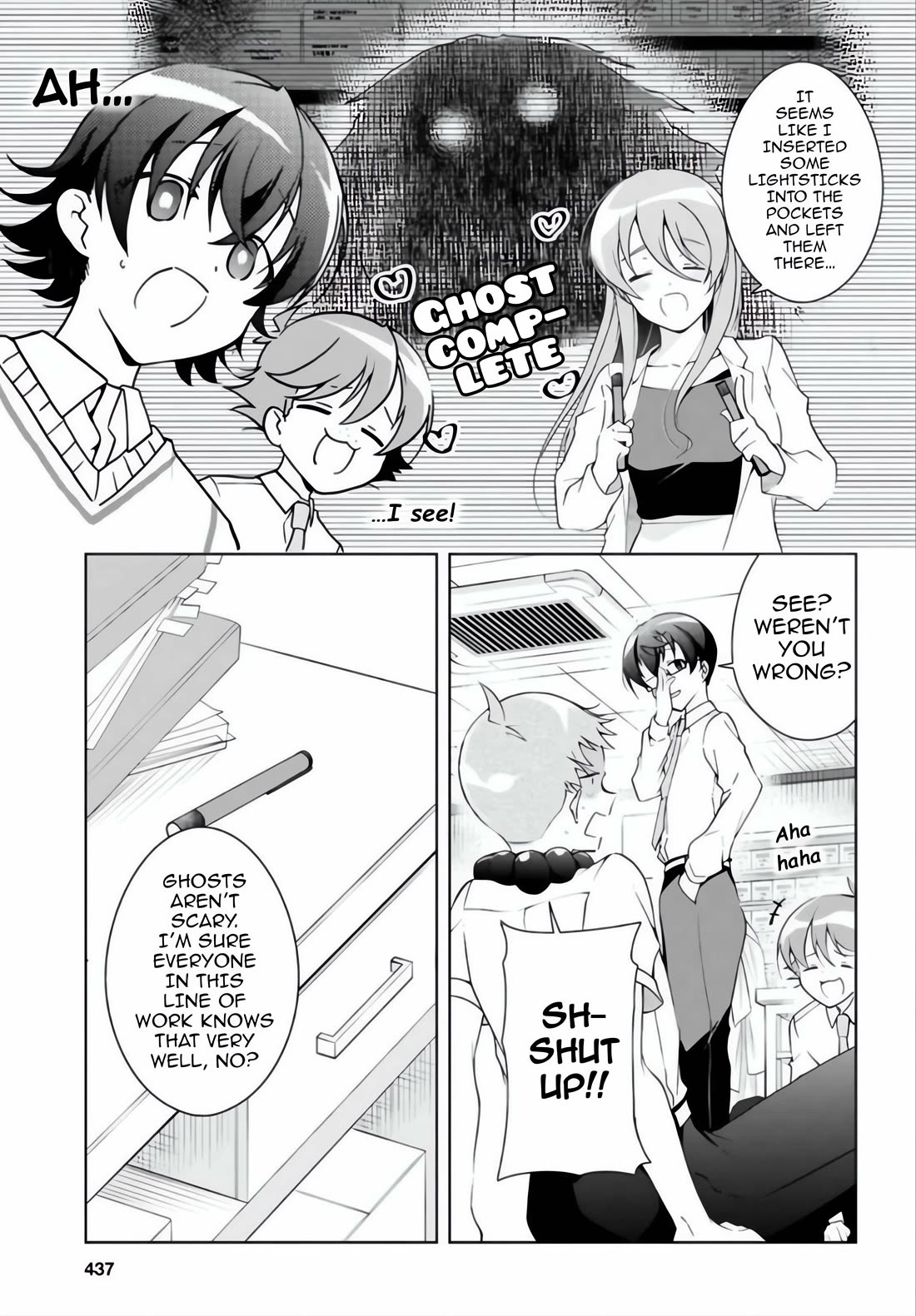 Isshiki-san Wants to Know About Love. Chapter 54 page 24 - Chapter 54: Isshiki Rinni Isn't Afraid of Ghosts