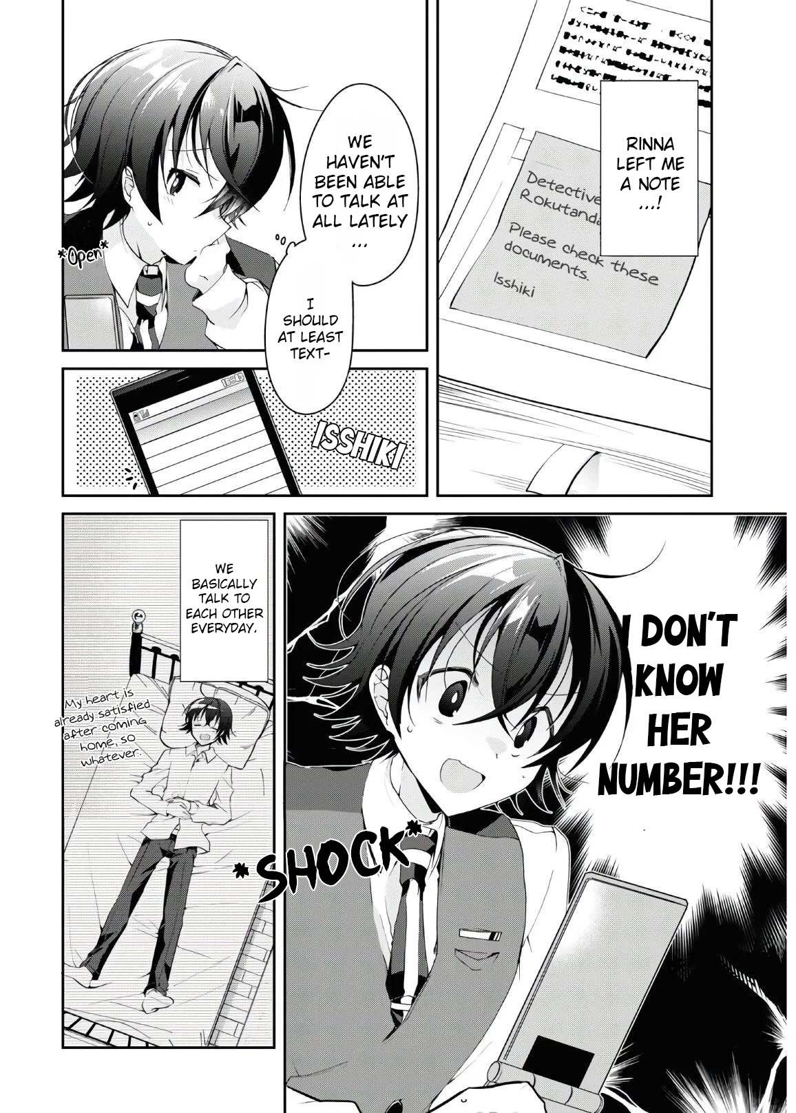 Isshiki-san Wants to Know About Love. Chapter 6 page 13 - Chapter 6: Meishi Rokutanda Accepts the Declaration of War