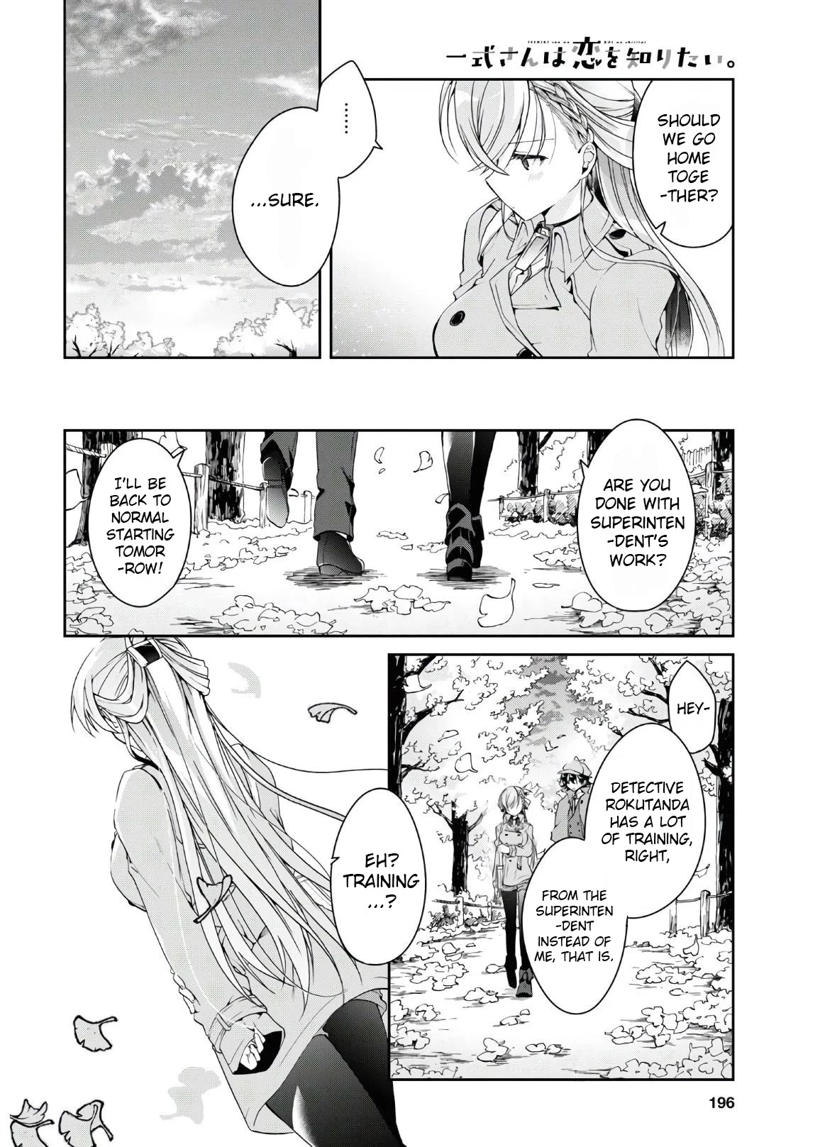 Isshiki-san Wants to Know About Love. Chapter 6 page 19 - Chapter 6: Meishi Rokutanda Accepts the Declaration of War