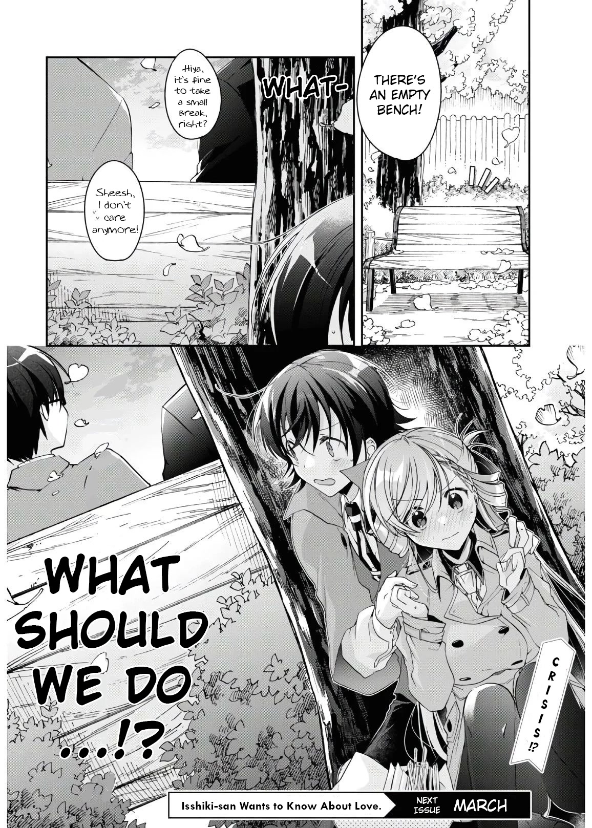 Isshiki-san Wants to Know About Love. Chapter 6 page 31 - Chapter 6: Meishi Rokutanda Accepts the Declaration of War