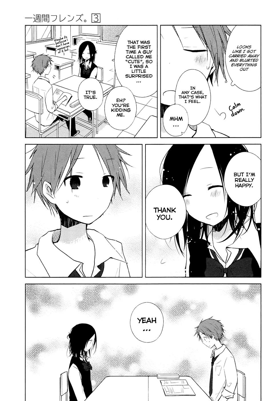 Isshuukan Friends Chapter 10 page 16 - Chapter 10: The Friend I Like