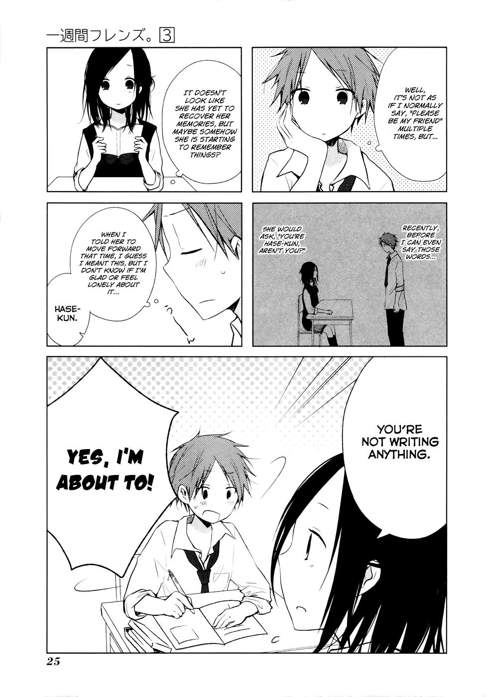 Isshuukan Friends Chapter 10 page 4 - Chapter 10: The Friend I Like