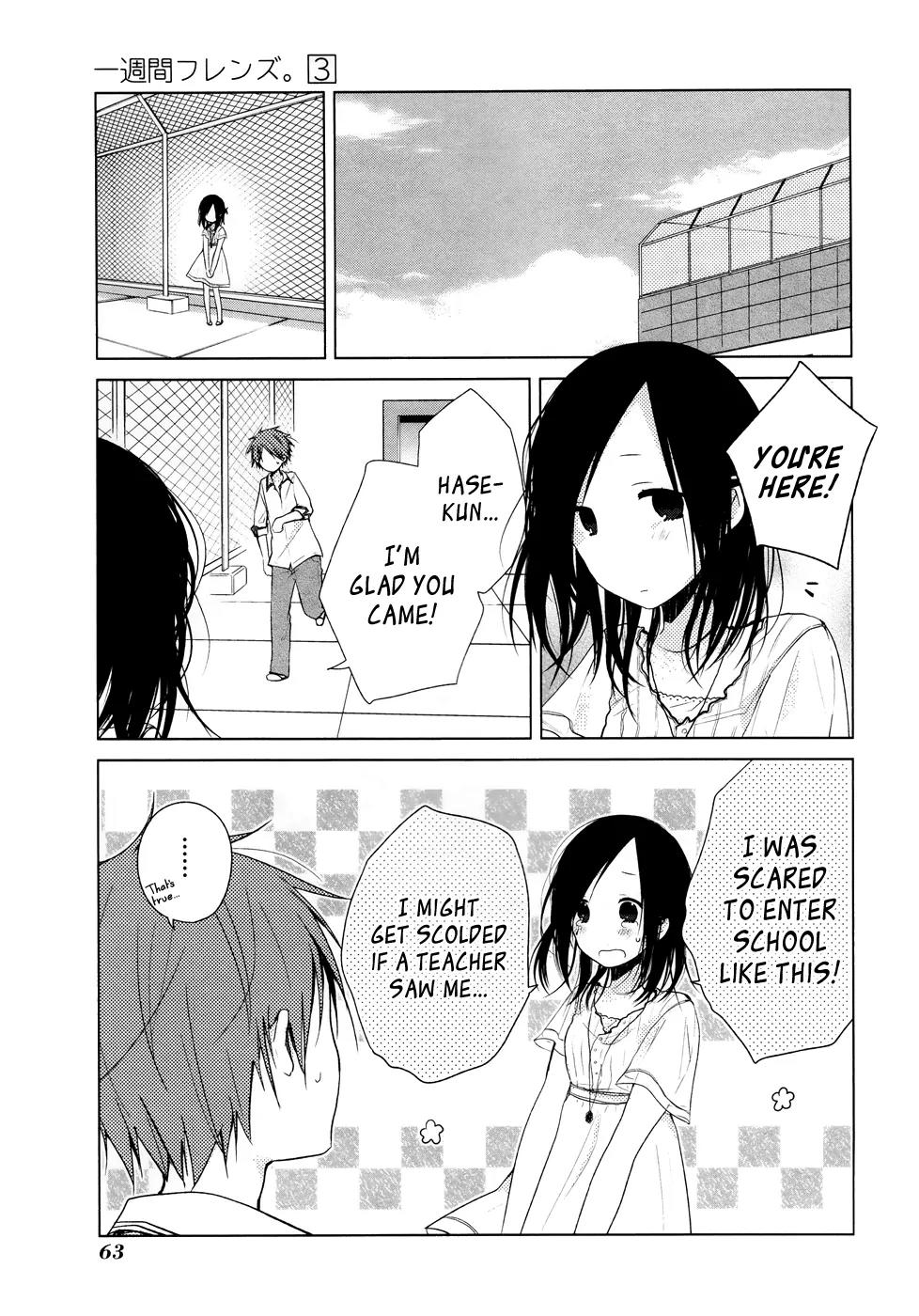 Isshuukan Friends Chapter 11 page 18 - Chapter 11: The Friend I Can't Meet