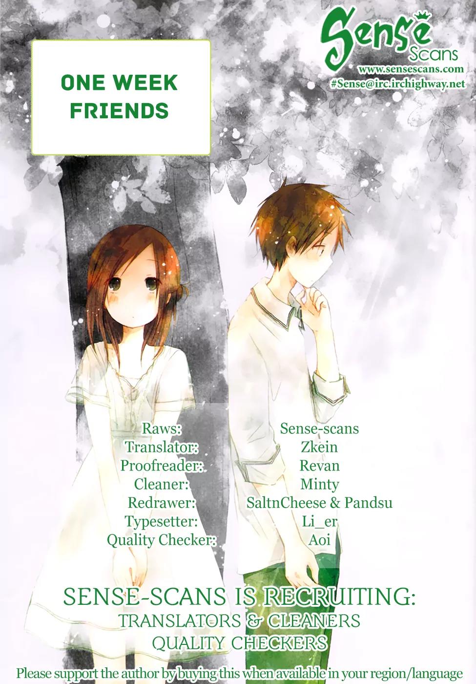 Isshuukan Friends Chapter 12 page 1 - Chapter 12: A Friend and the Sea