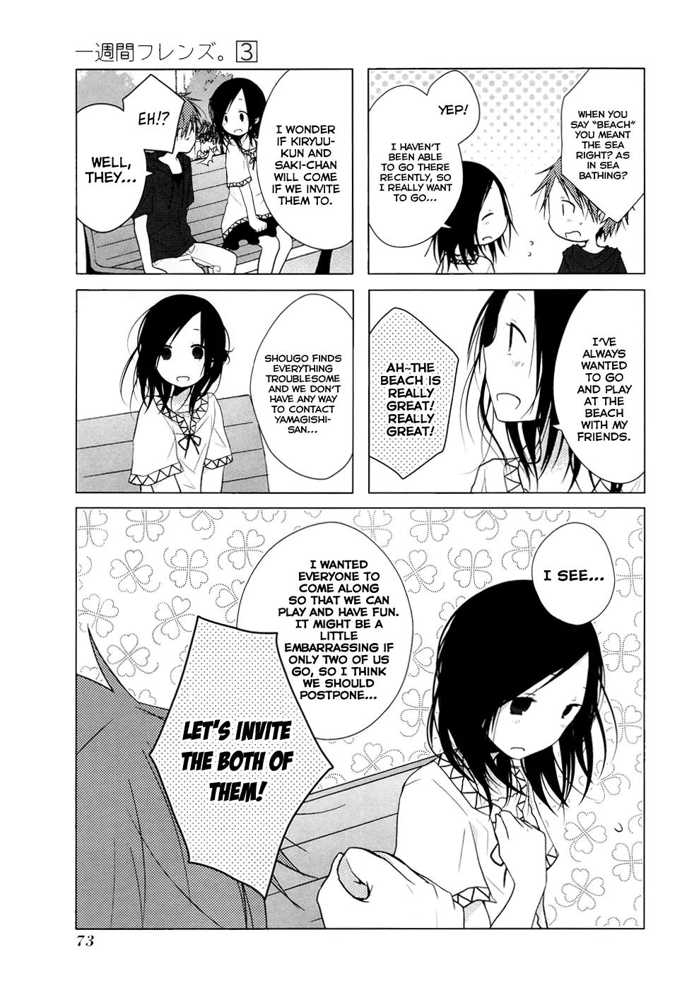 Isshuukan Friends Chapter 12 page 4 - Chapter 12: A Friend and the Sea