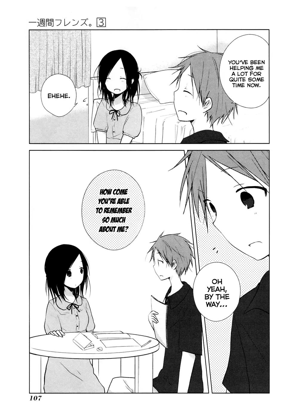 Isshuukan Friends Chapter 13 page 13 - Chapter 13 : The Last Day with a Friend