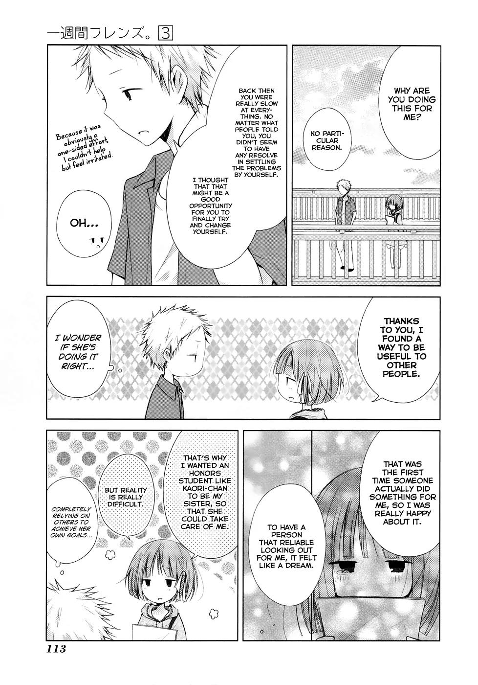 Isshuukan Friends Chapter 13 page 19 - Chapter 13 : The Last Day with a Friend