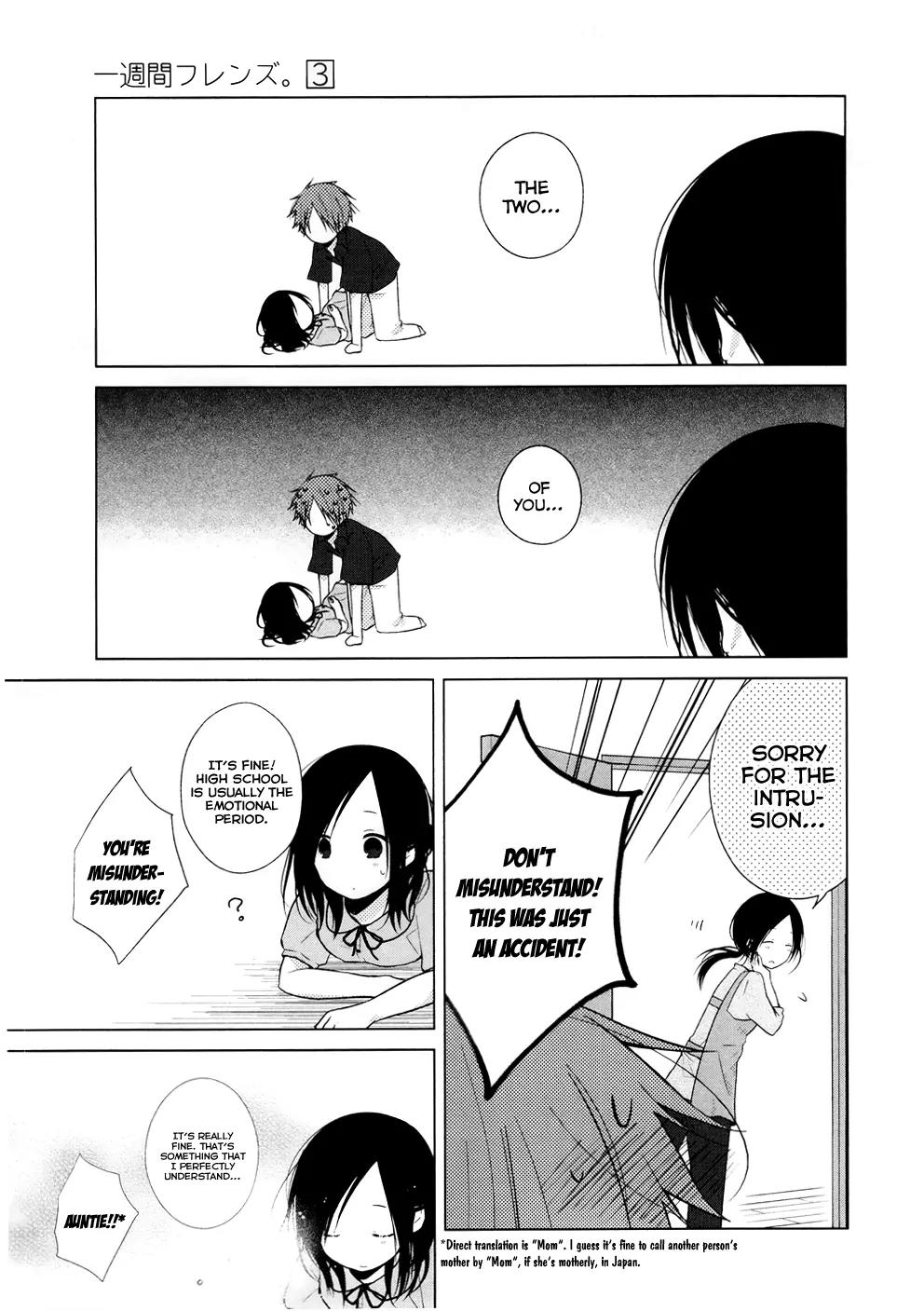 Isshuukan Friends Chapter 13 page 23 - Chapter 13 : The Last Day with a Friend