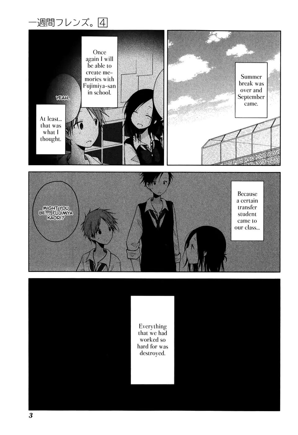 Isshuukan Friends Chapter 15 page 7 - Chapter 15: 18 (Eighteen)