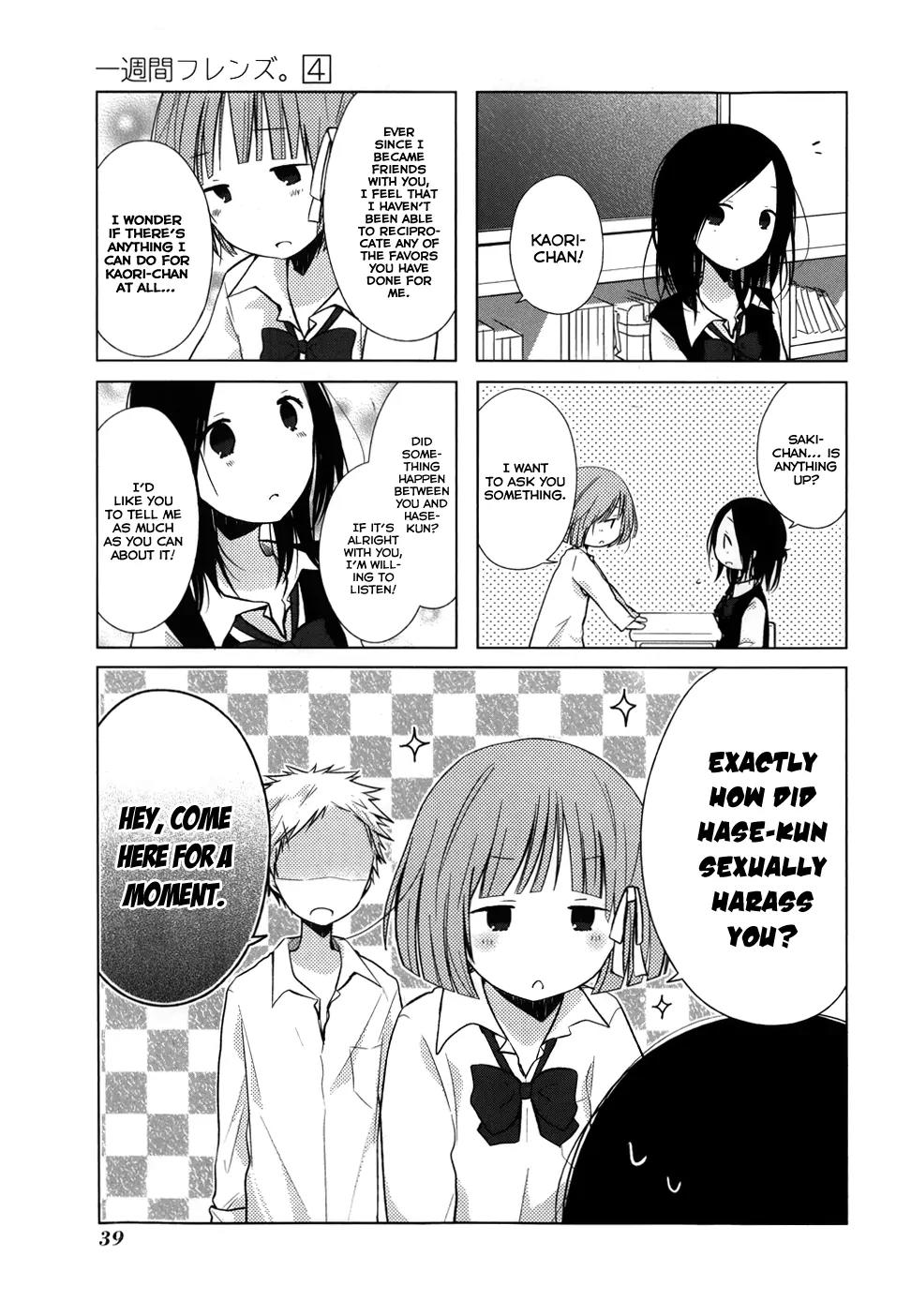 Isshuukan Friends Chapter 17 page 5 - Chapter 17: That Time, Refrain