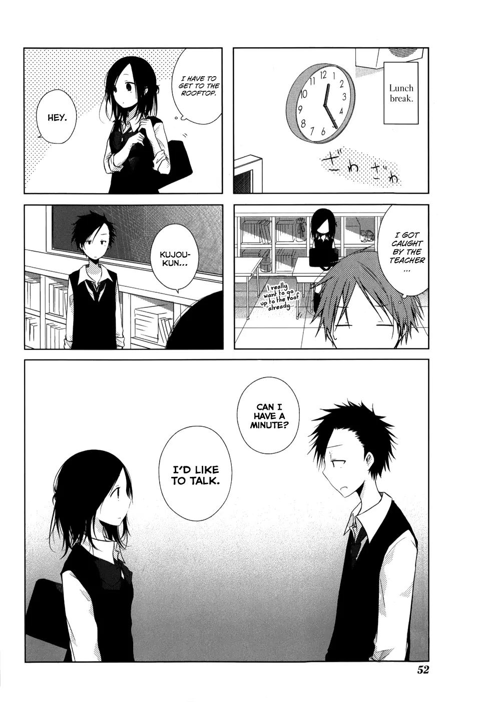 Isshuukan Friends Chapter 18 page 3 - Chapter 18: A Burden's Rhapsody