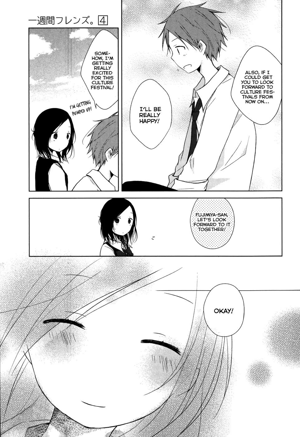 Isshuukan Friends Chapter 19 page 10 - Chapter 19 : The Chemical Formula to Like Something.