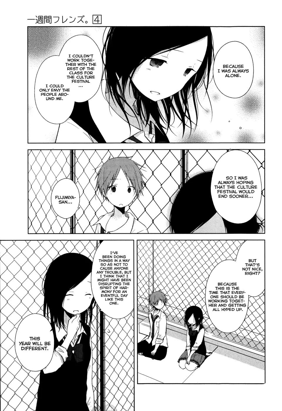 Isshuukan Friends Chapter 19 page 8 - Chapter 19 : The Chemical Formula to Like Something.