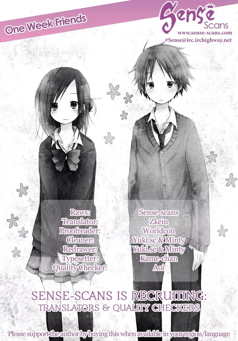 Isshuukan Friends Chapter 2 page 1 - Chapter 2: A Day Off With A Friend