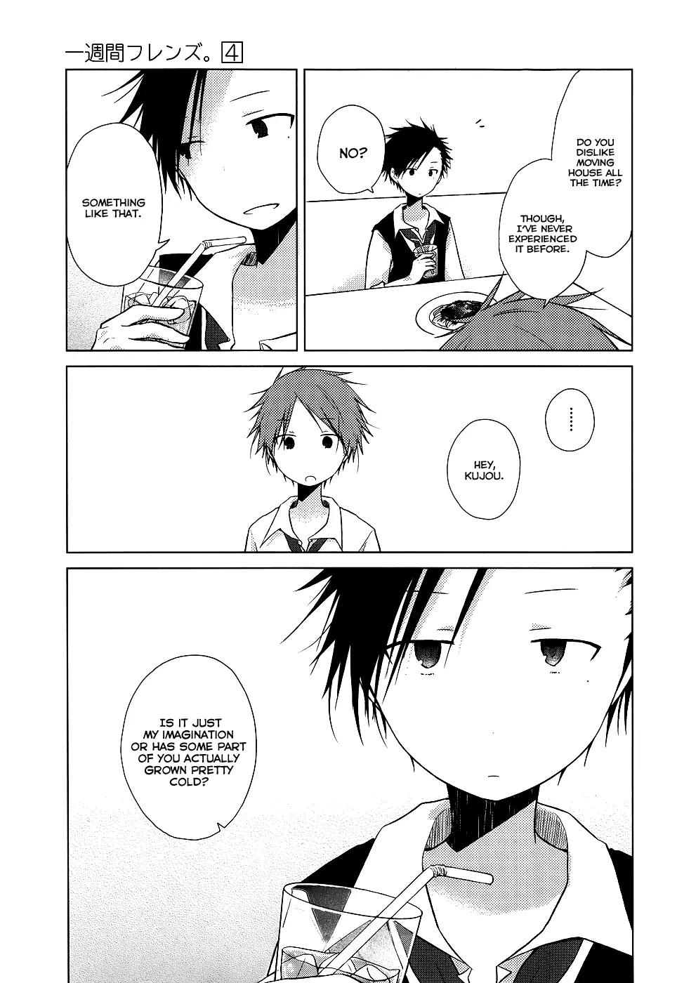Isshuukan Friends Chapter 21 page 15 - Chapter 21: Annulation: The Rolling Stones