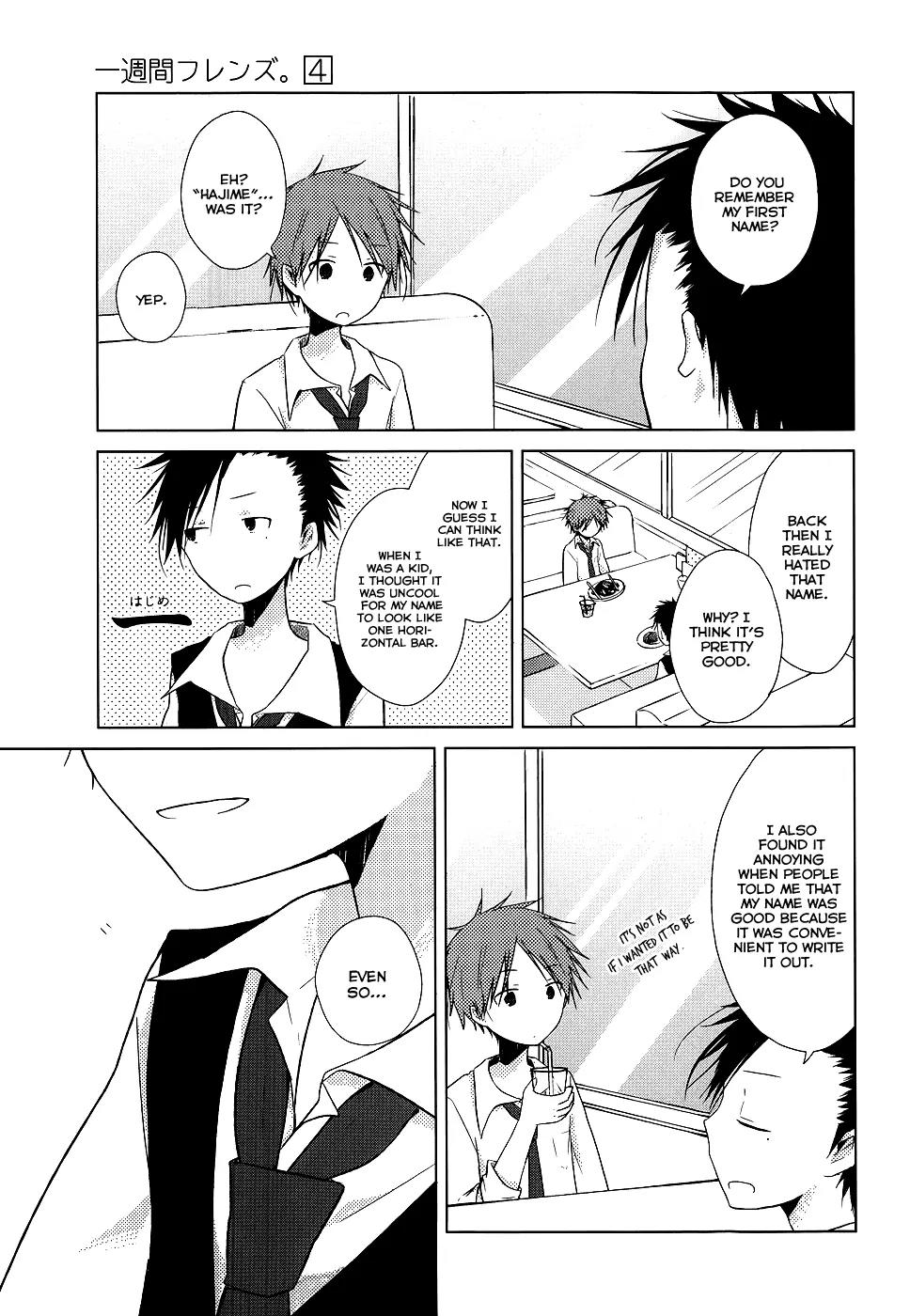 Isshuukan Friends Chapter 21 page 19 - Chapter 21: Annulation: The Rolling Stones