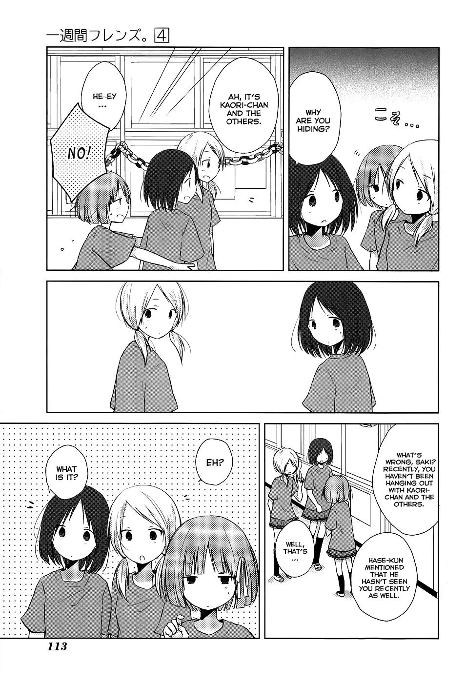 Isshuukan Friends Chapter 21 page 7 - Chapter 21: Annulation: The Rolling Stones
