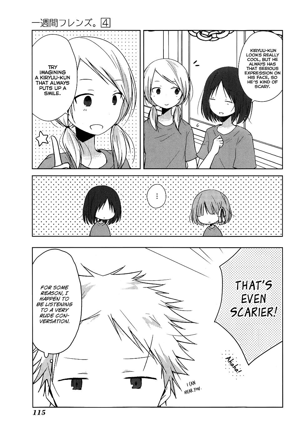 Isshuukan Friends Chapter 21 page 9 - Chapter 21: Annulation: The Rolling Stones