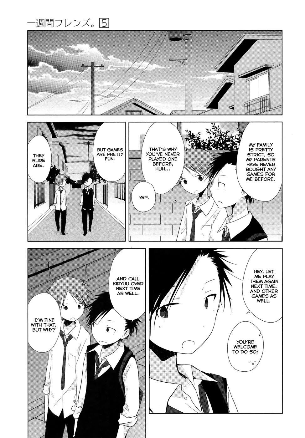 Isshuukan Friends Chapter 22 page 21 - Chapter 22 : If He were a Bad Guy