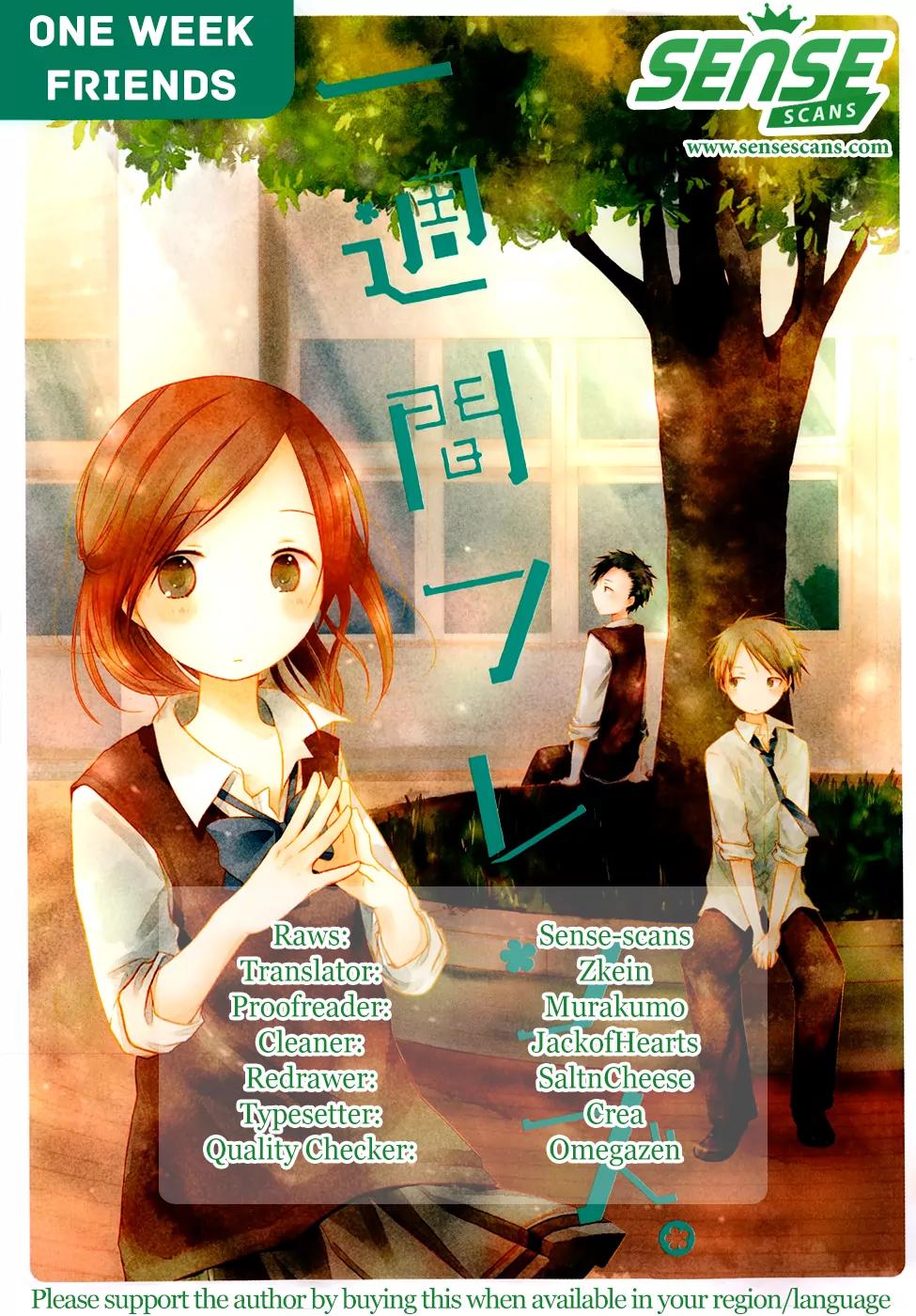 Isshuukan Friends Chapter 25 page 1 - Chapter 25: What Will We Become In The End?
