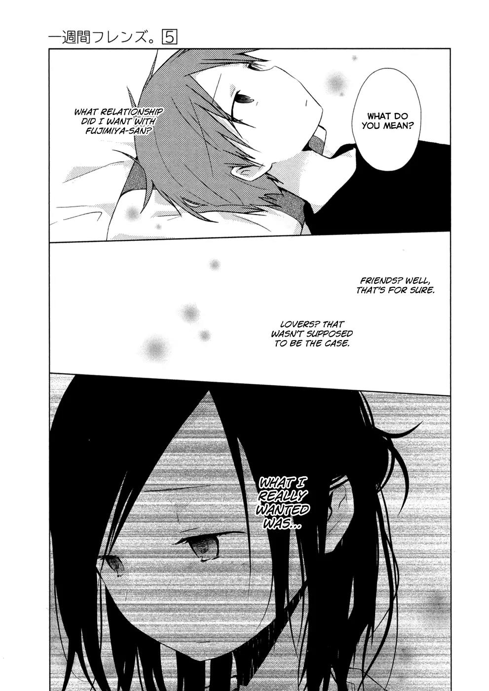 Isshuukan Friends Chapter 25 page 19 - Chapter 25: What Will We Become In The End?