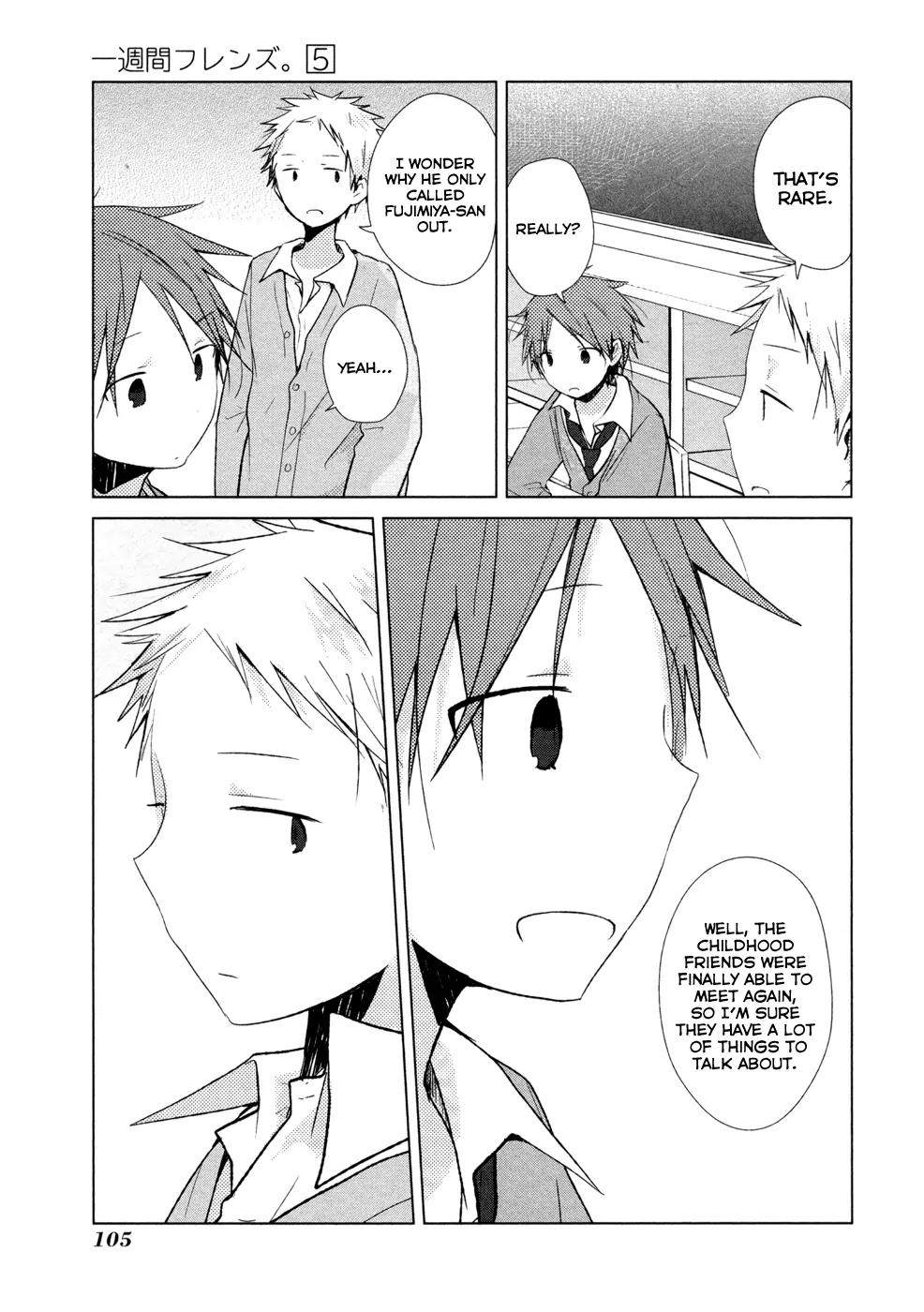 Isshuukan Friends Chapter 25 page 23 - Chapter 25: What Will We Become In The End?