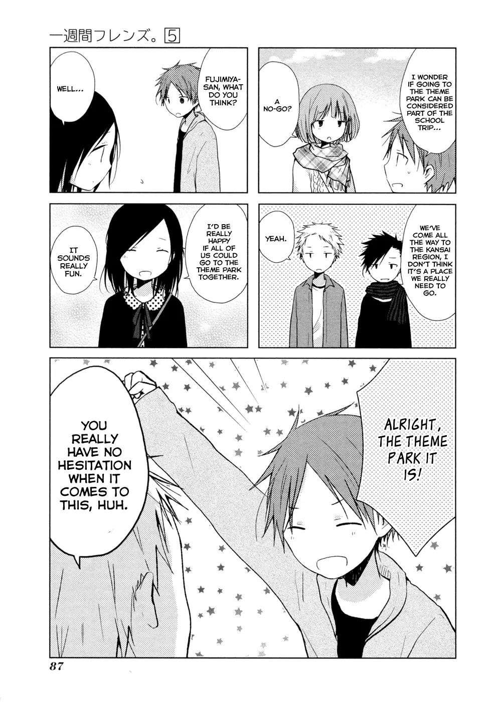 Isshuukan Friends Chapter 25 page 5 - Chapter 25: What Will We Become In The End?