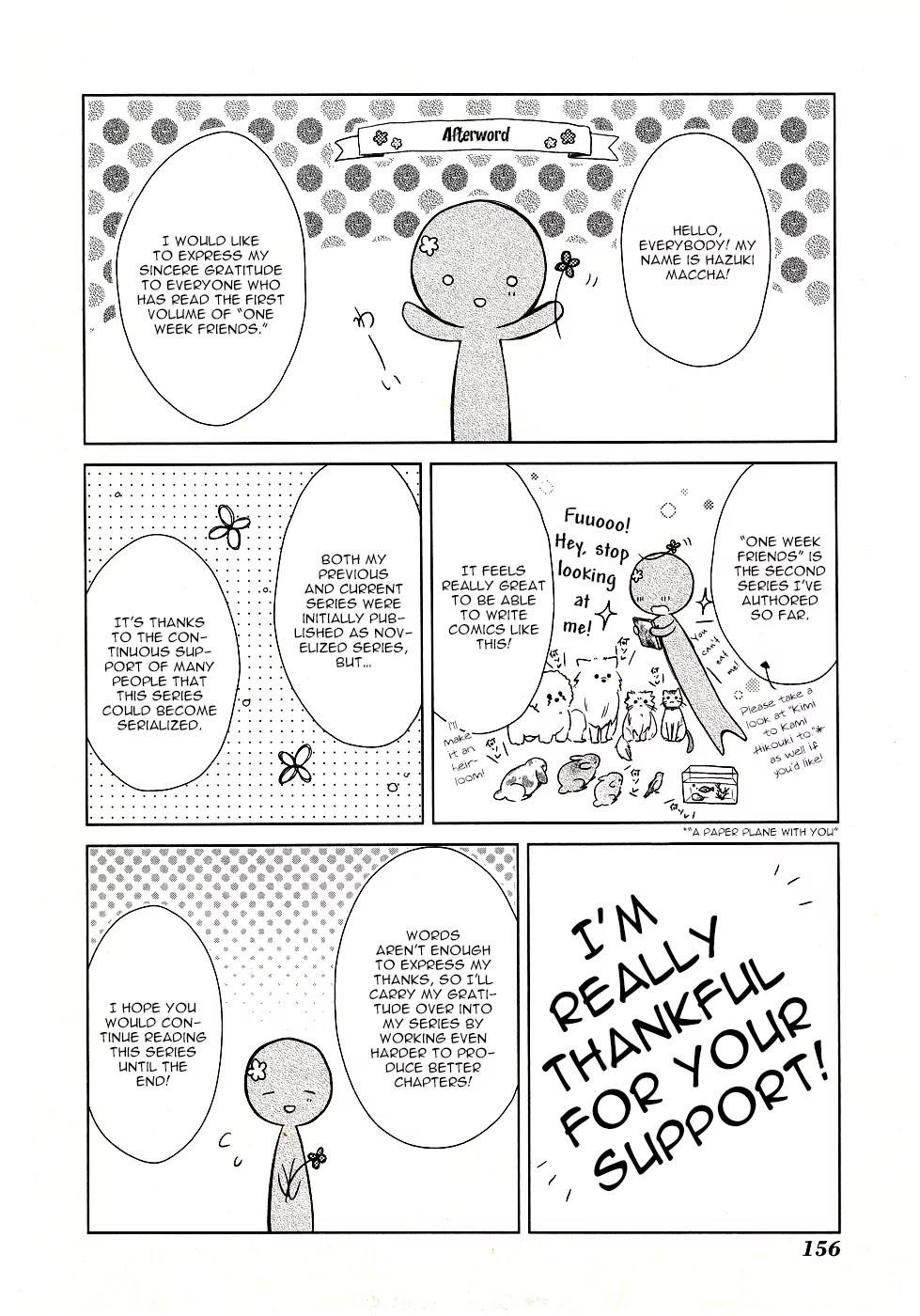 Isshuukan Friends Chapter 3.1 page 7 - Chapter 3.1: Omake