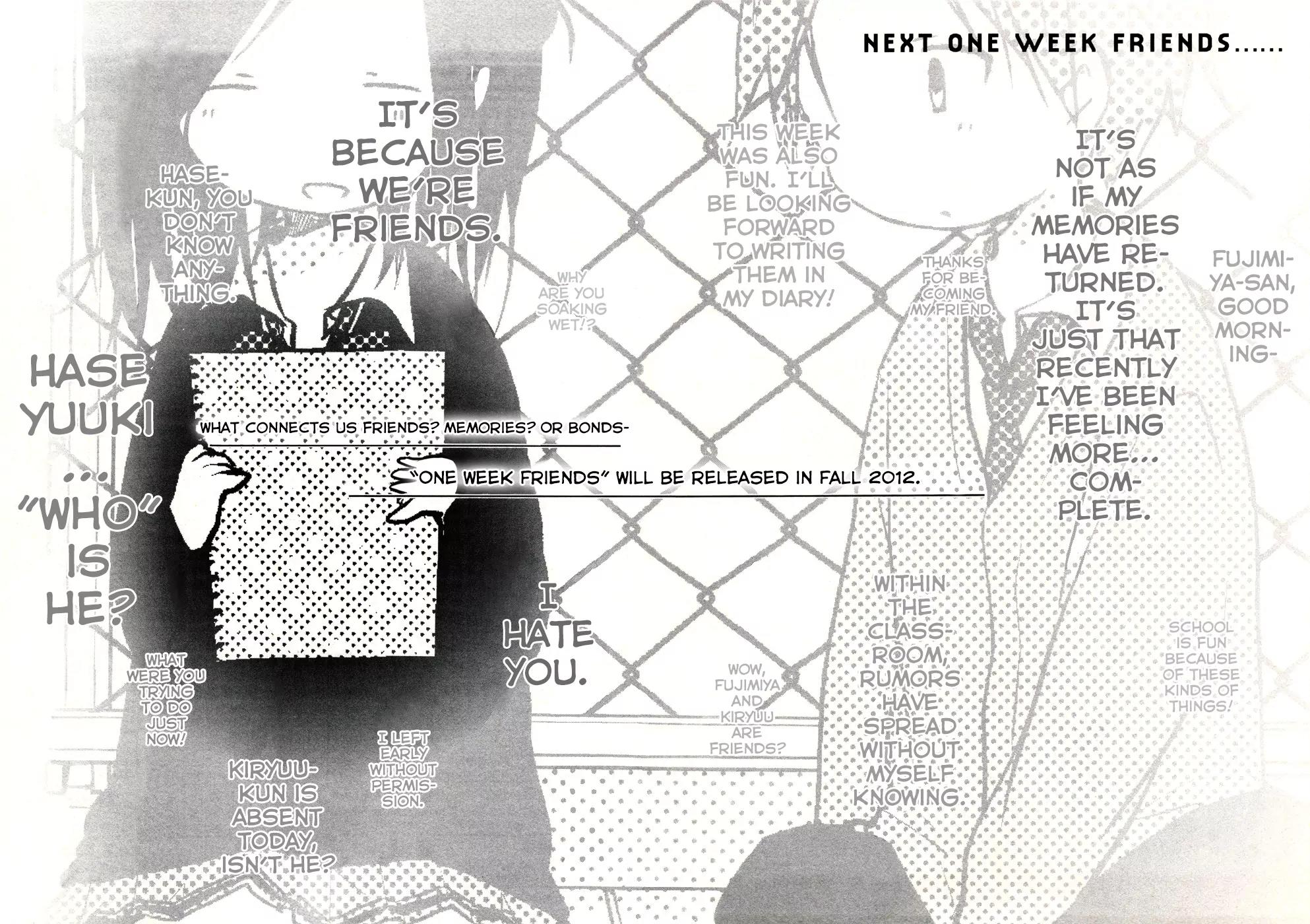 Isshuukan Friends Chapter 3.1 page 9 - Chapter 3.1: Omake