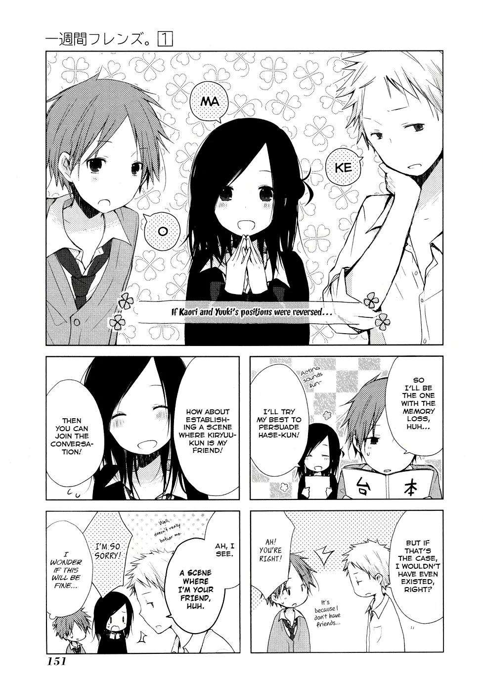 Isshuukan Friends Chapter 3 page 35 - Chapter 3: Friend's Friend + Omake