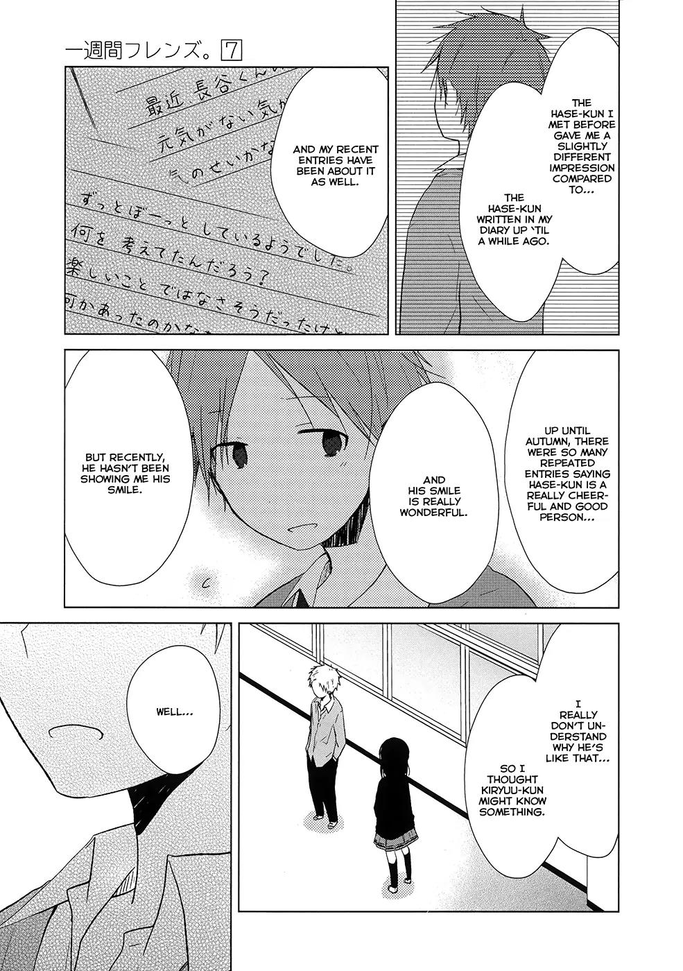 Isshuukan Friends Chapter 33 page 7 - Chapter 33: Take Off from the Escape Route