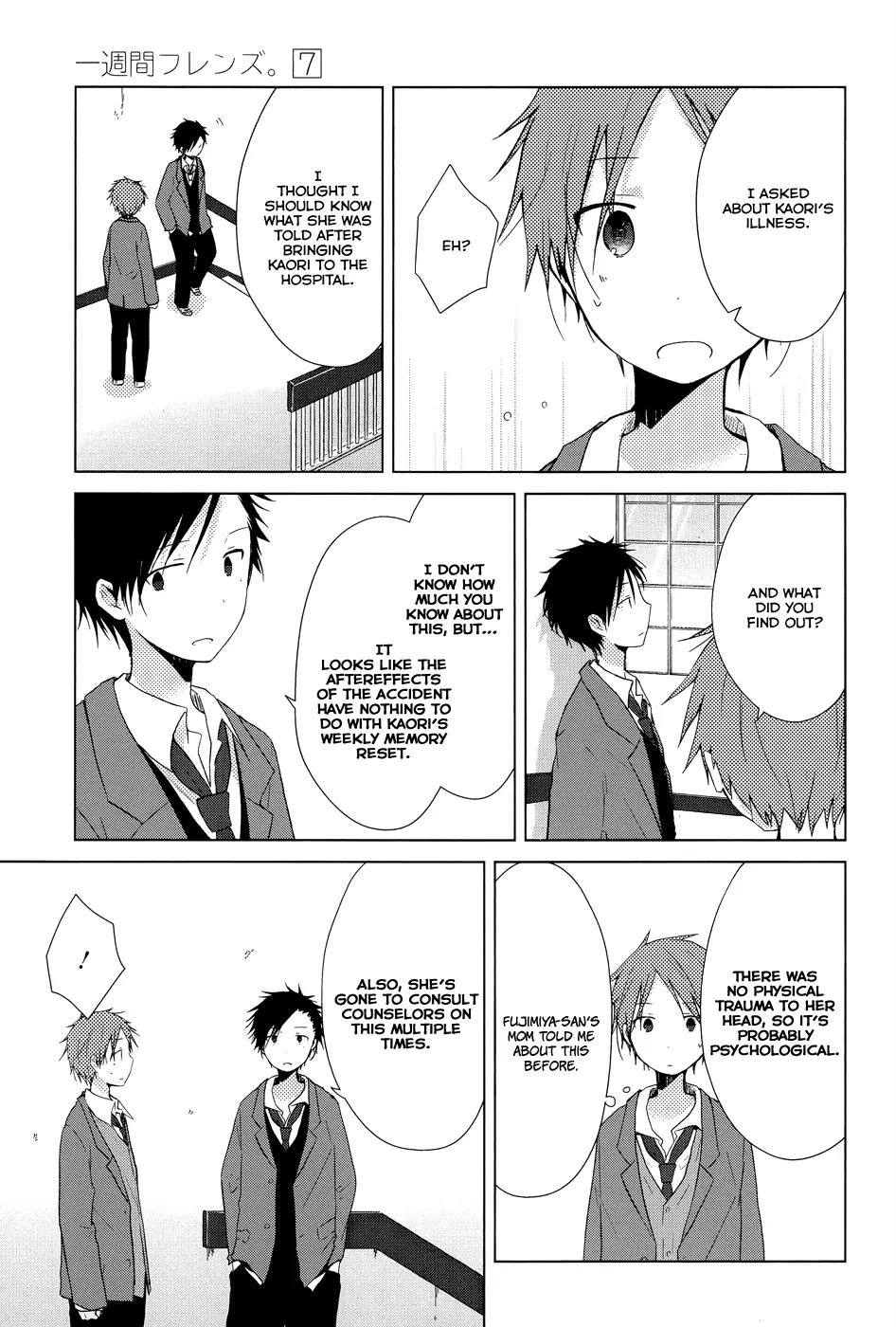 Isshuukan Friends Chapter 34 page 15 - Chapter 34 : Surprisingly Alright