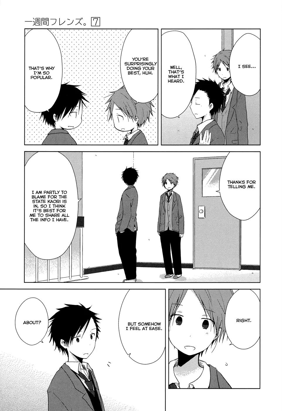 Isshuukan Friends Chapter 34 page 17 - Chapter 34 : Surprisingly Alright