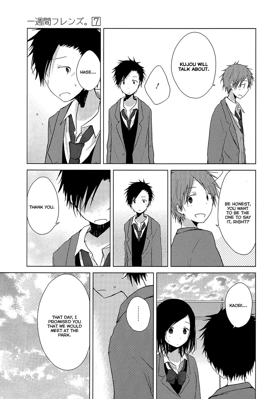 Isshuukan Friends Chapter 36 page 19 - Chapter 36: I Have Recalled Everything