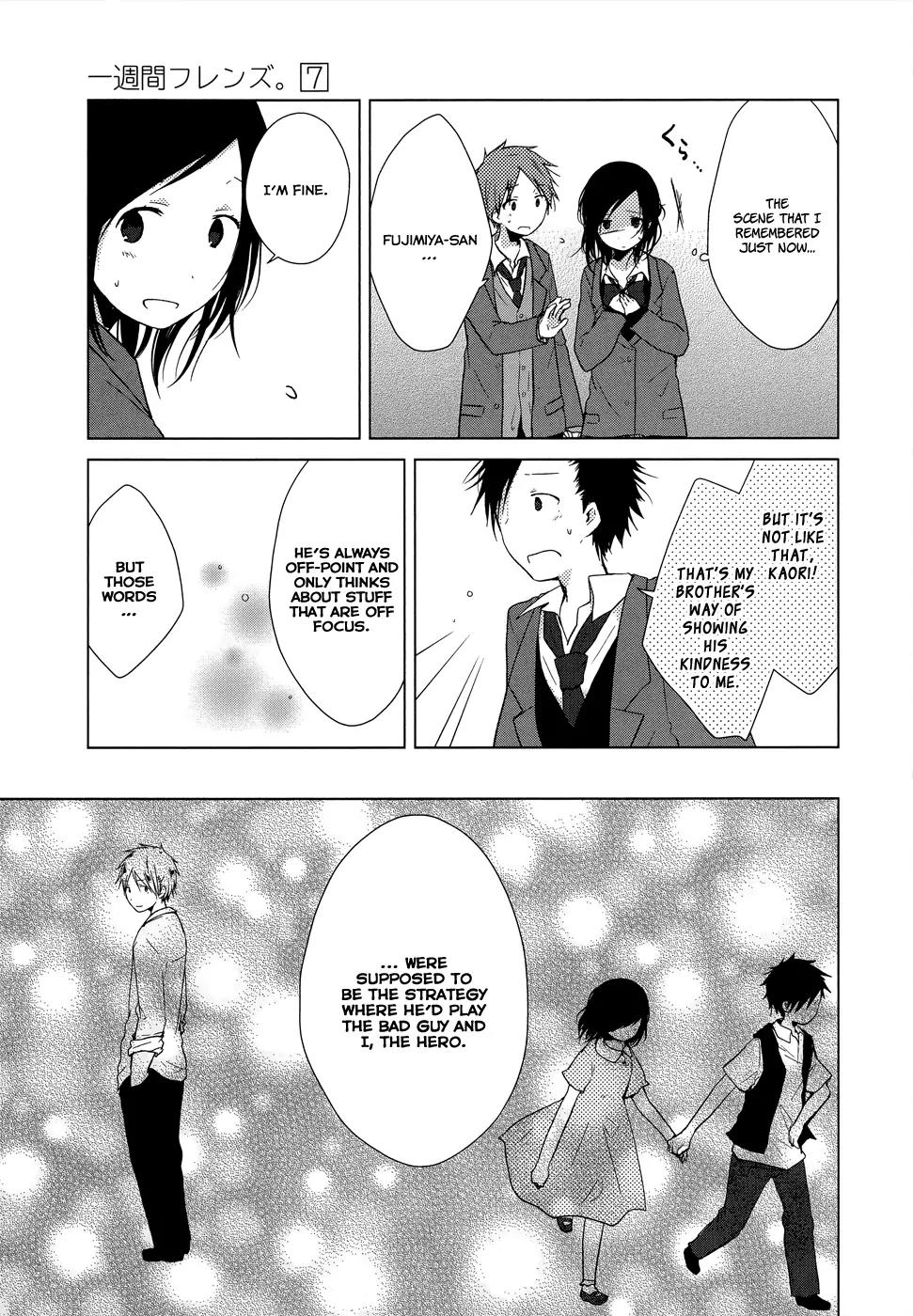 Isshuukan Friends Chapter 36 page 21 - Chapter 36: I Have Recalled Everything
