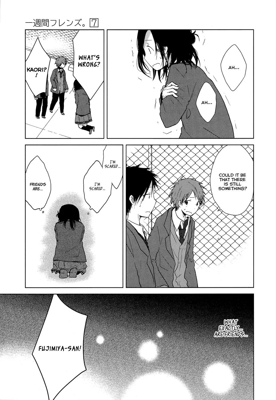 Isshuukan Friends Chapter 36 page 25 - Chapter 36: I Have Recalled Everything