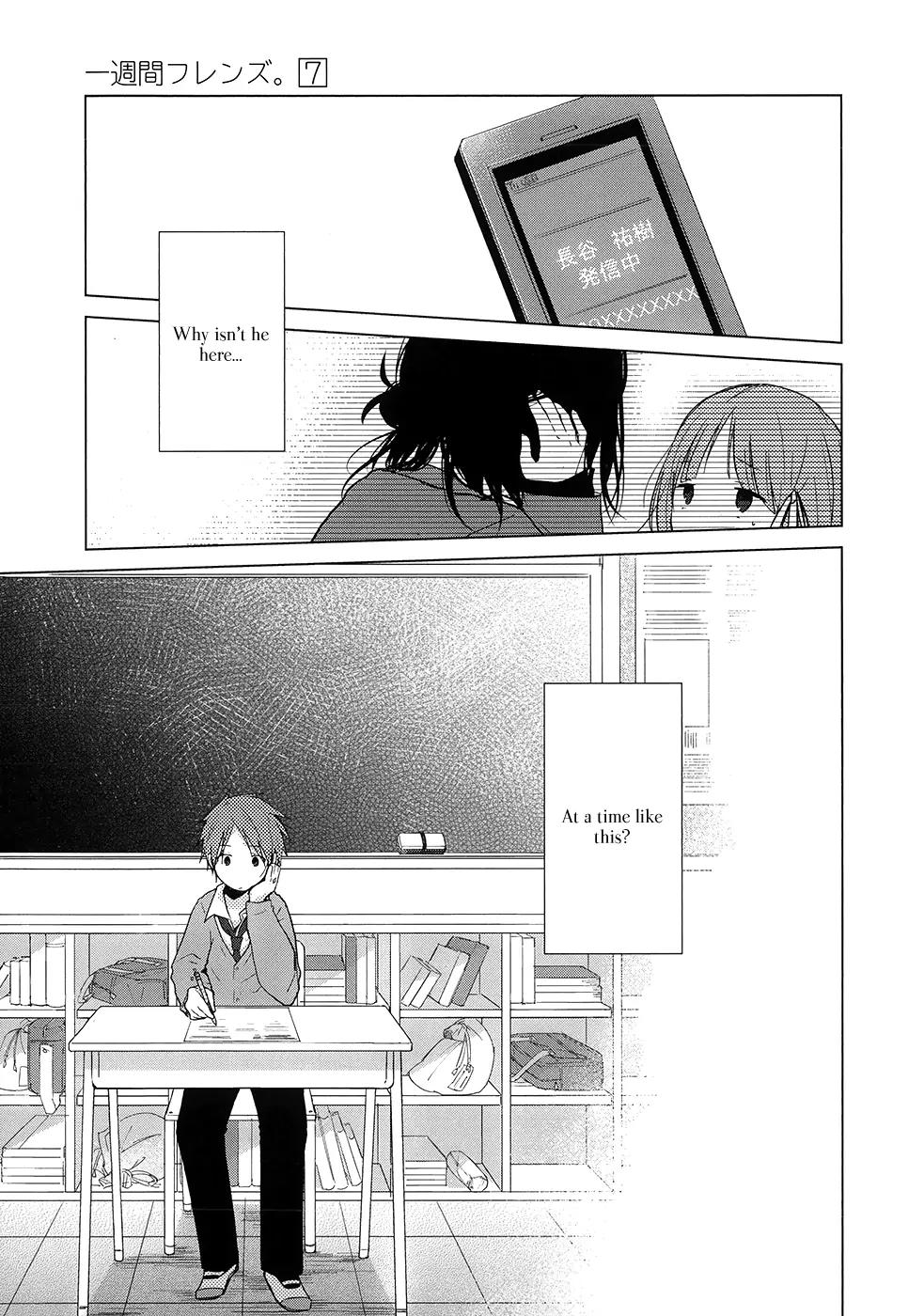 Isshuukan Friends Chapter 36 page 3 - Chapter 36: I Have Recalled Everything